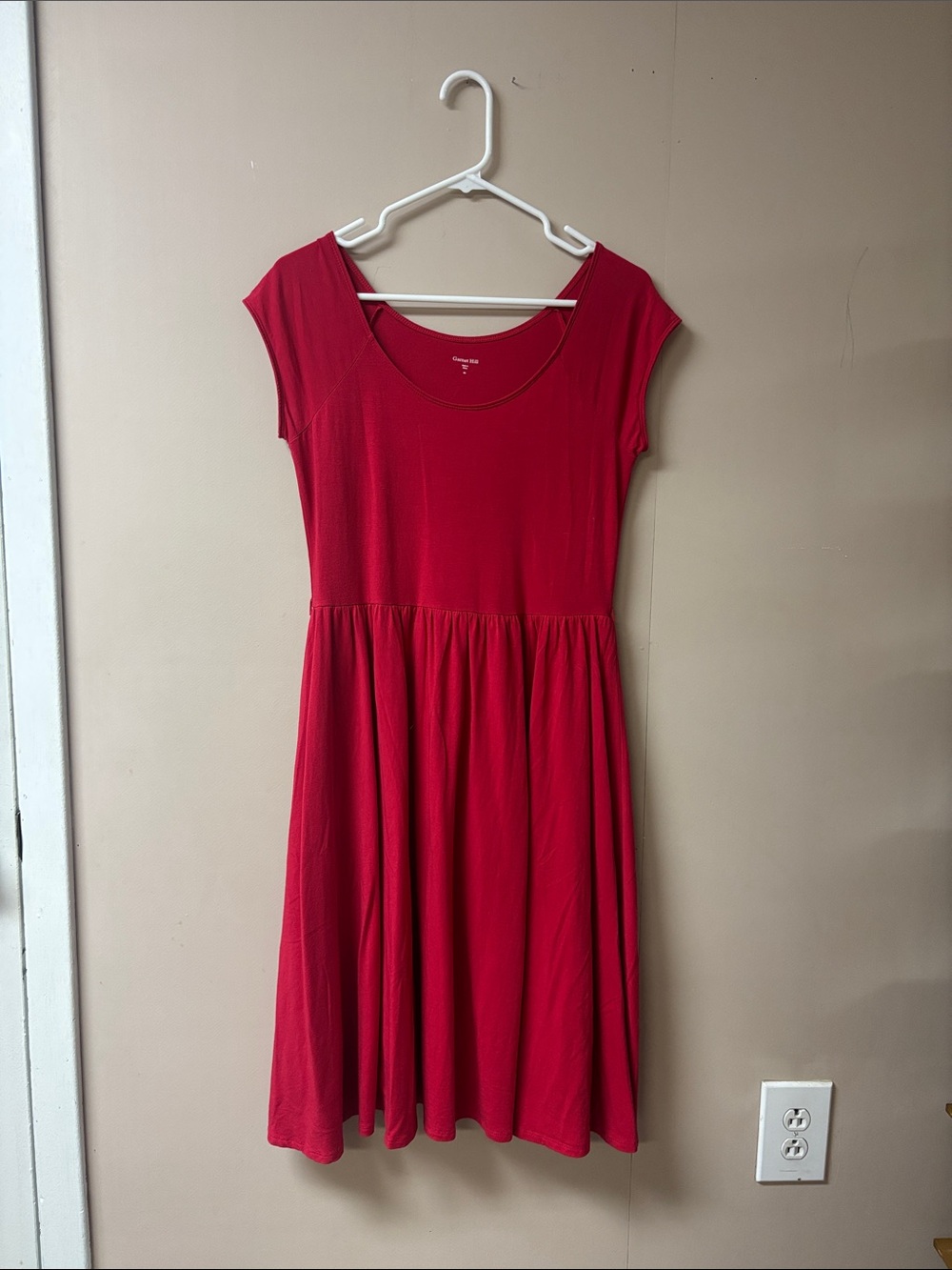 Garnet Hill Red Dress Cotton 04 4